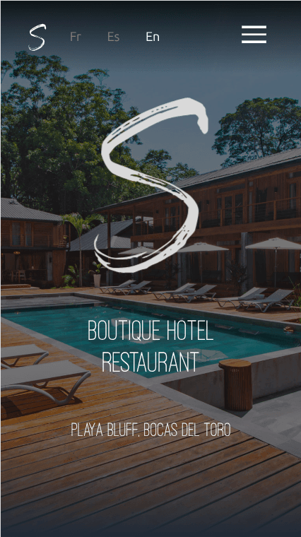 Hotel S Bocas Website Mobile
